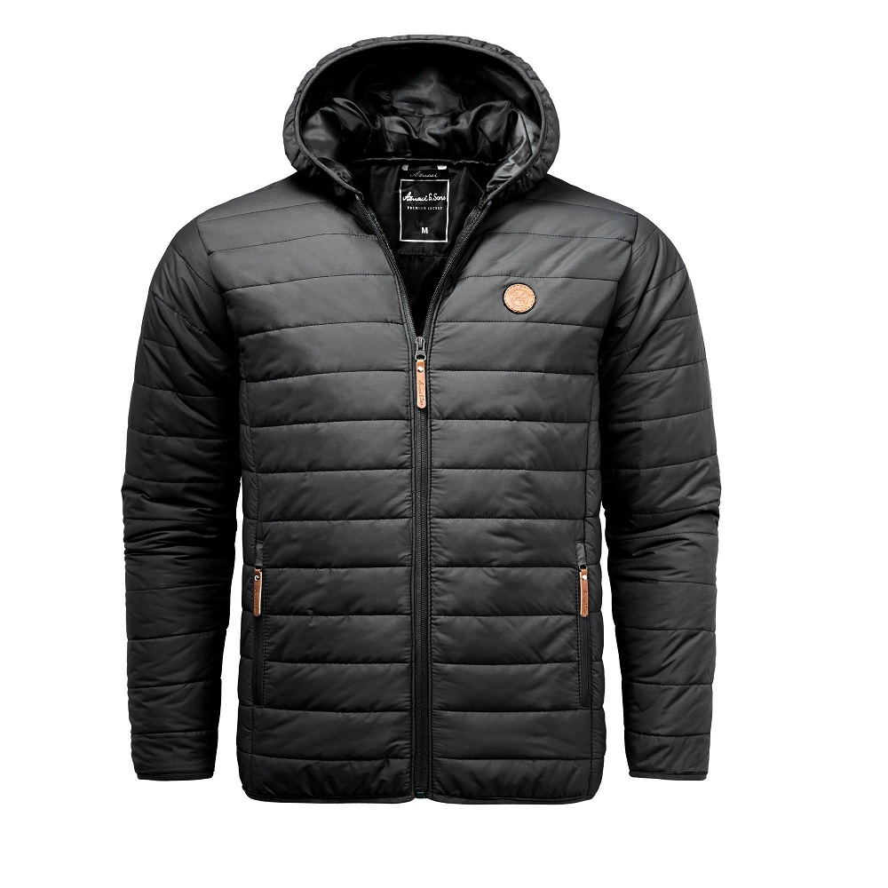Prisvärda jackor från Amaci & Sons - Quiltade herrjackor - svart