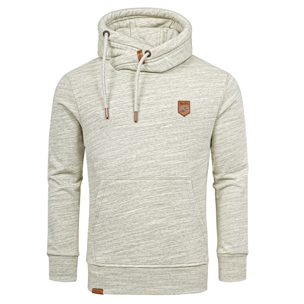 Herrtröjor med luva - Hoodies melange i flera färgval grön