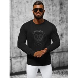 Svart tröja BlackGold - Sweatshirt framifrån