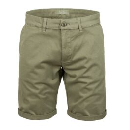 Chinosshorts - Gröna herrshorts chinos