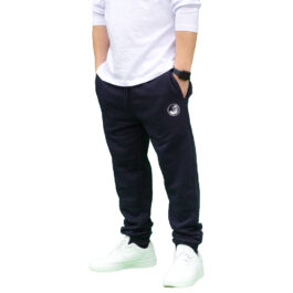 Billiga mjukisbyxor herr - Sweatpants JHNsport - mörkblåa