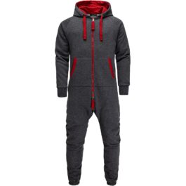 Mysiga Jumpsuits unisex - Stilrena onesies mörkgrå
