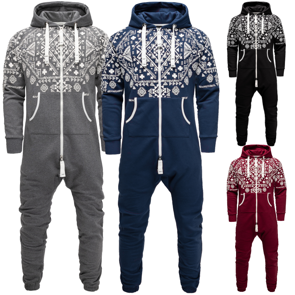 Unisex Vintage onesies - Jumpsuits med luva