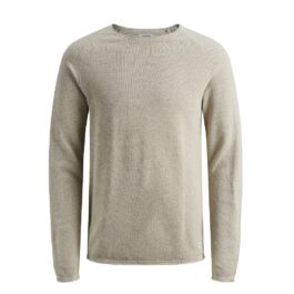 enfärgad stickad herrtröja jack & Jones