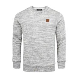 Grå melange sweatshirt - Herrtröja