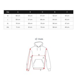 Tröja Vancouver - Sweatshirt storlekstabell