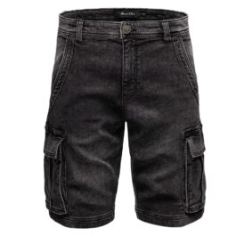 Cargojeans shorts herr från Amaci & Sons svarta