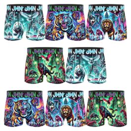 8-pack unika fräcka kalsonger för herrar