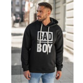 Bad Boy svart hoodie herr
