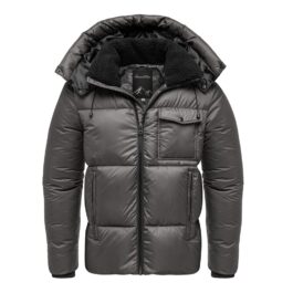 Grå vinterjacka herr från amaci & sons