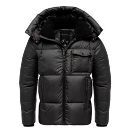 Varm svart vinterjacka från Amaci & Sons