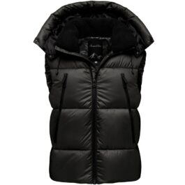 Svart vinterväst för herr från Amaci & Sons