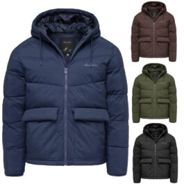 Varm vinterjacka för herrar i fyra olika färger