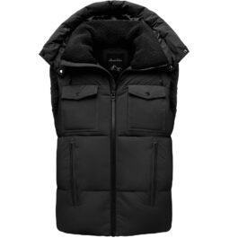 Svart vinterväst från amaci & Sons